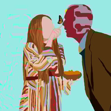 Wandavision Butterfly (Digital Drawing)