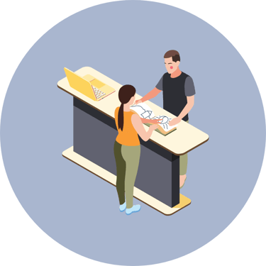 intercom receptioner