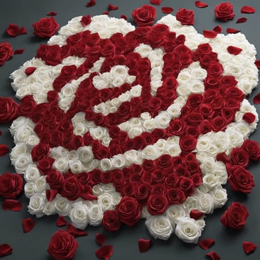 red and white square illustration