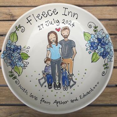 Personalised bowl for wedding