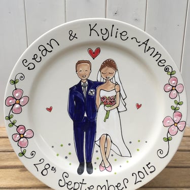 Personalised Anniversary plate