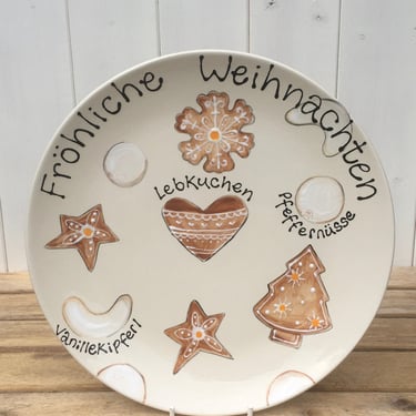 Personalised plate for Christmas