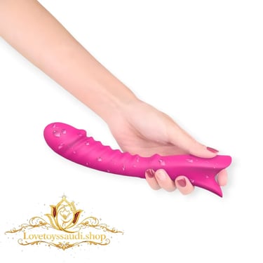 هزاز وردي منحني بتصميم انسيابي - متوفر عبر متجر ألعاب زوجية مع خدمة الدفع عند الاستلام في السعودية