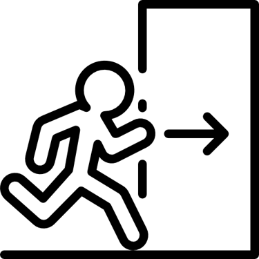 Flight response to anxiety