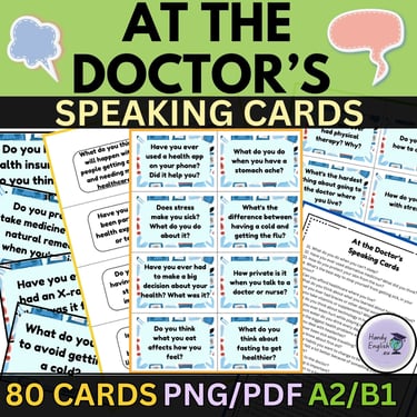 At the Doctor's Speaking Cards A2/B1