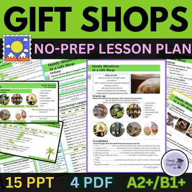 Survival English no-prep lesson plan ELA ELL ESL