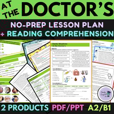 Medical English Reading Comprehension, Vocabulary and Speaking ELA ESL