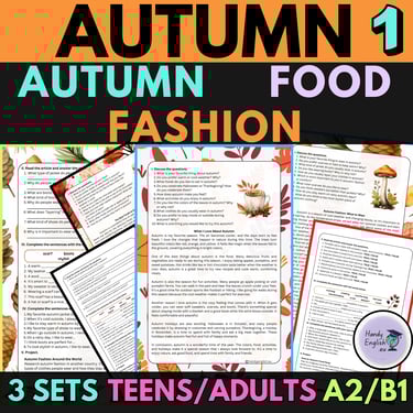 communicative activities for english lessons autumn reading comprehension