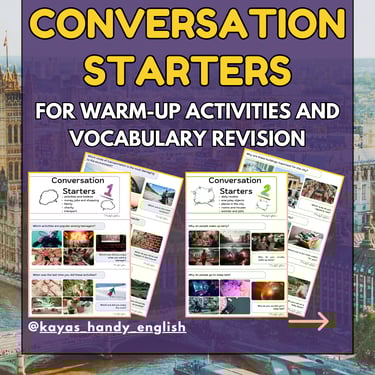 Conversation Starters: Warm-Up Activities and Vocabulary Revision
