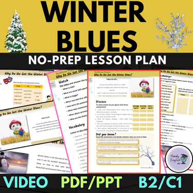communicative activities for english lessons winter blues