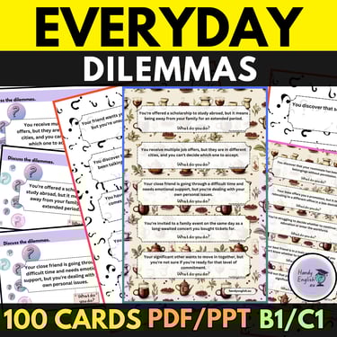 communicative activities for english lessons everday dilemmas