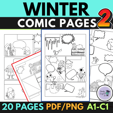 communicative activities for english lessons winter comic book