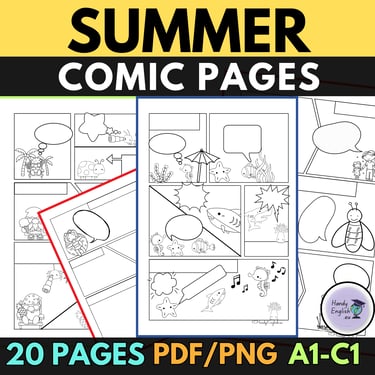 Comic Book Pages: End-of-the-year & Summer