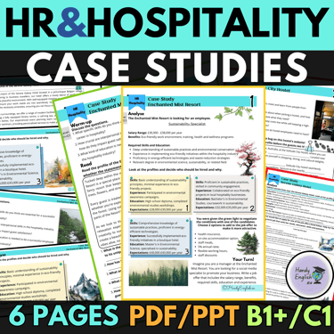 communicative activities for english lessons HR case studies