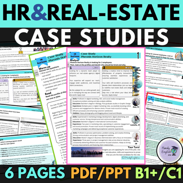 human resources and real estate english lesson business english