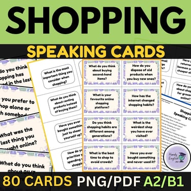 Speaking Cards: SHOPPING