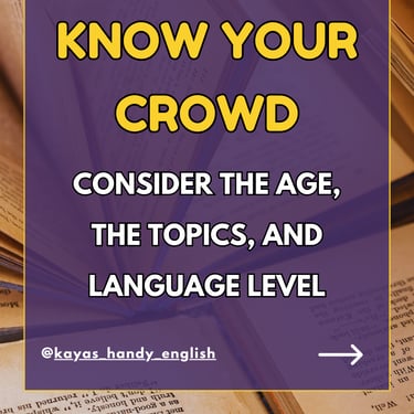how to choose materials for your ESL lessons