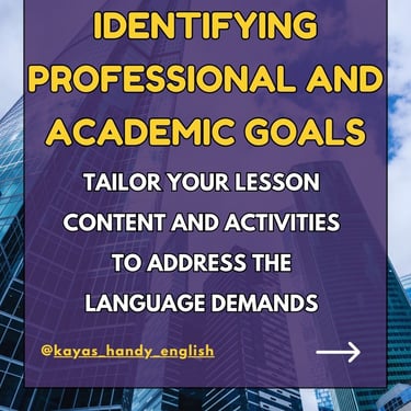English for Specific Purposes [ESP]