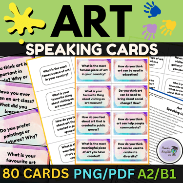 free speaking cards for english lessons