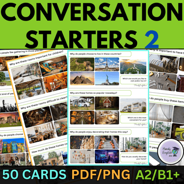 ESL EFL Warm-up activity Conversation Starters Speaking and Vocabulary