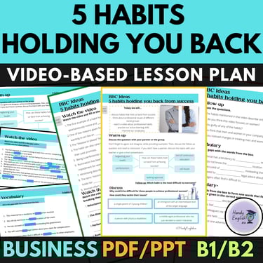 Business English/Video-Based: "5 habits holding you back from success"
