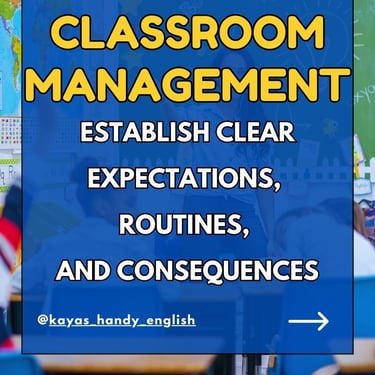 training for ESL/EFL Teachers: classroom management