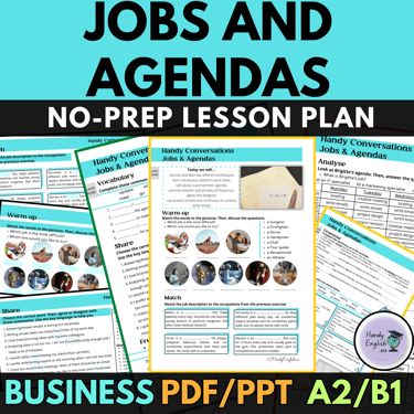 teaching english to adults ESL business English lesson plan