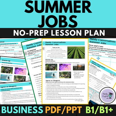 Communicative no-prep Business English Lesson Plan