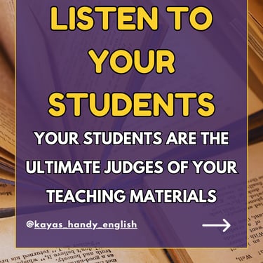 how to choose materials for your ESL lessons