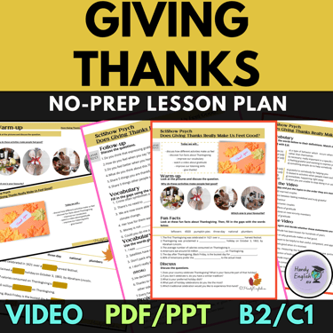 SciShow Psych - Does Giving Thanks Really Make Us Feel Good?: Video-Based