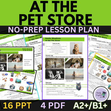 communicative activities for english lessons pet storoe