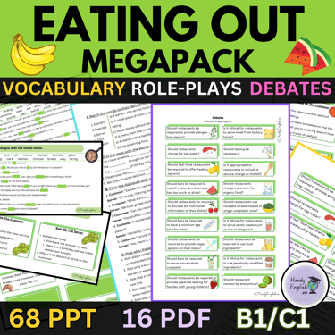 At the restaurant English Lesson Eating Out Megapack