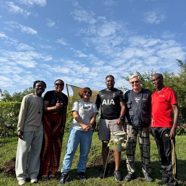 Kofi Dotse and members of Kenya Tourism in Nanyuki