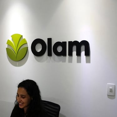 Logotipo 3d para parede da recepção