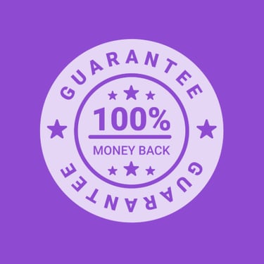 100% Money Back Guarantee