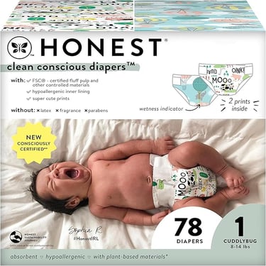 The Honest Company Clean Conscious Diapers – Best Eco-Friendly