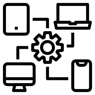 Mom IPTV interface displaying multi-device support, live TV, and HD channels