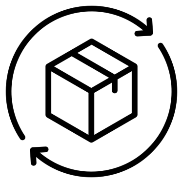 supakuota dėžė grąžinimui