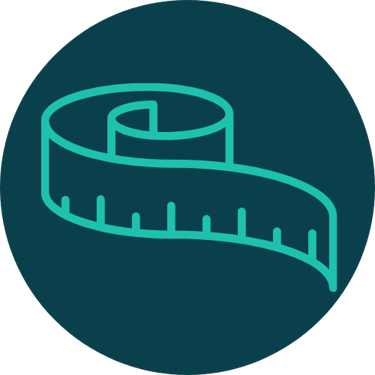 Measuring tape illustrating that KingdomCOMM offers custom solutions for Christian writers