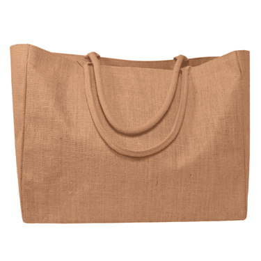 Reusable jute shopping bag for groceries and everyday use