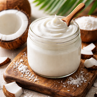 Premium coconut cream exporter from India – high fat bulk supply for food and beverage industry