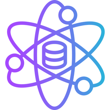 Vector icon of a brain and line graph symbolising machine learning and data science