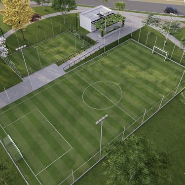 campo futebol condomínio Aldeia das Brisas