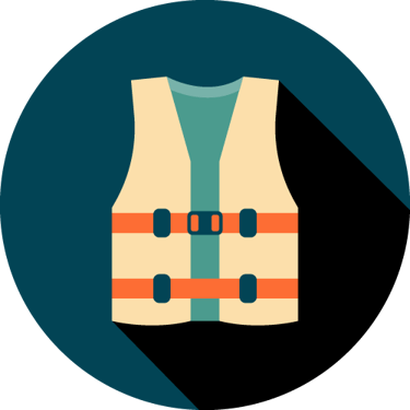 The safety briefing and life vest
