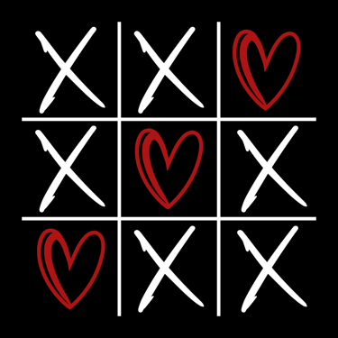 a ticquet with a heart on it