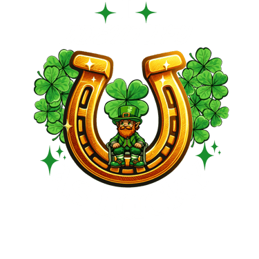 a st patrick's day card with a lepreite