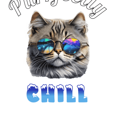 a cat with sunglasses and sunglasses on a black background