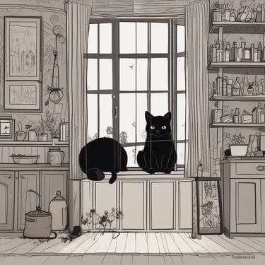 A person operates a green ride-on lawnmower, cutting grass around a small bush on a well-maintained lawn.