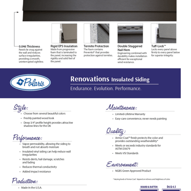 Polaris 6.5 Beaded Board Batten Siding Brochure 2
