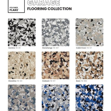 Torginol Polymer Flake Epoxy - Garage1